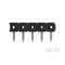 Te Connectivity Board Connector, 6 Contact(S), 1 Row(S), Male, Right Angle, Solder Terminal, Black Insulator 2842124-6 - alternate 5